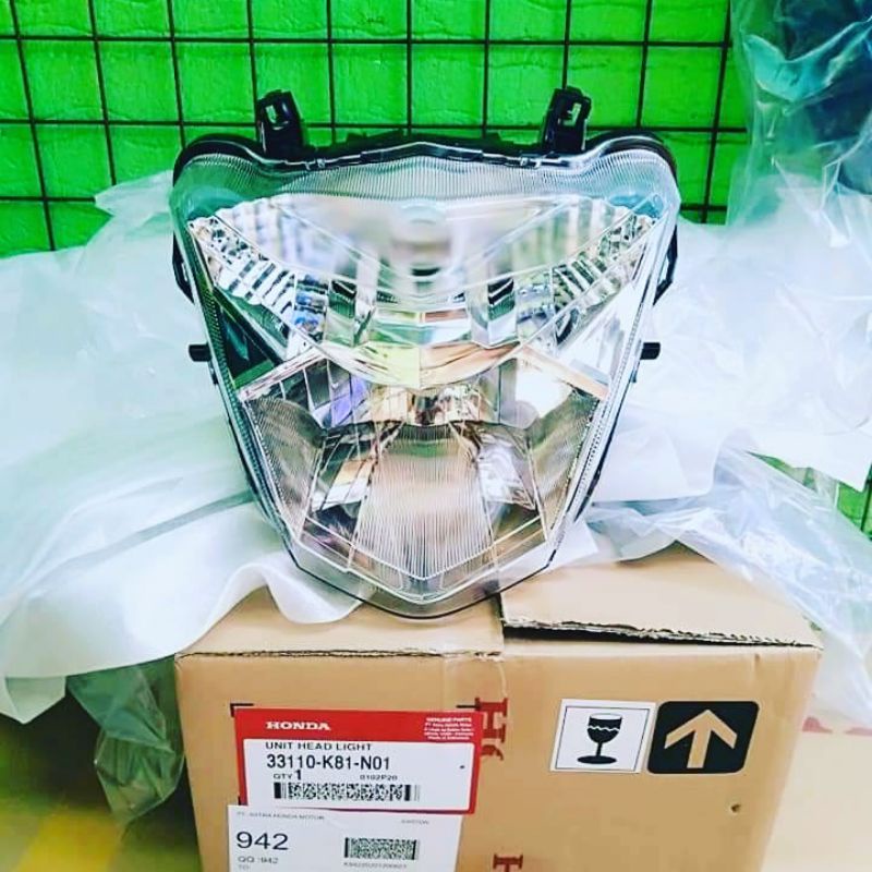 Headlight for Honda Beat fi v2 Genuine & Brandnew Shopee Philippines