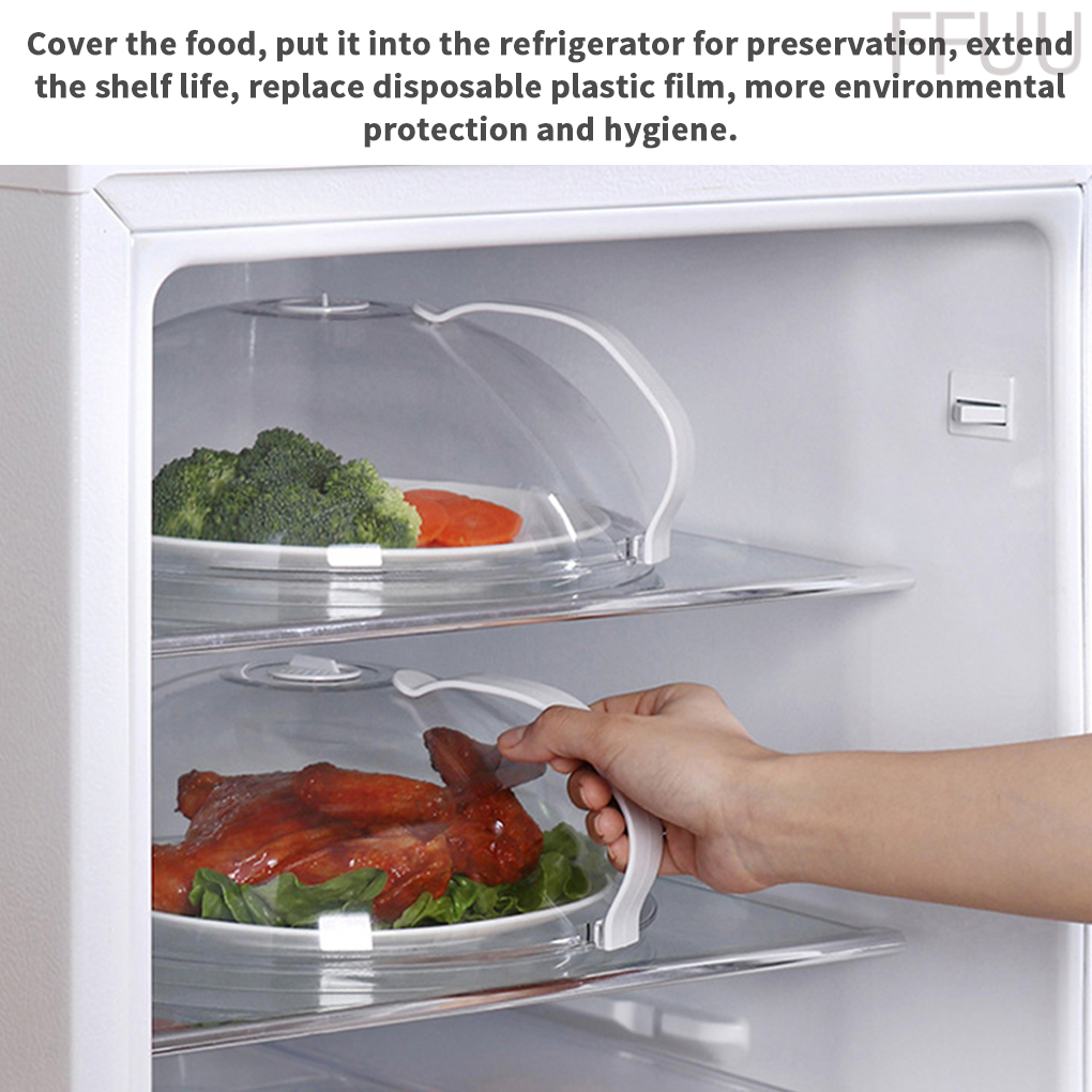 Microwave Splatter Food Cover, Microwave Cover Anti Flies Dust for Food