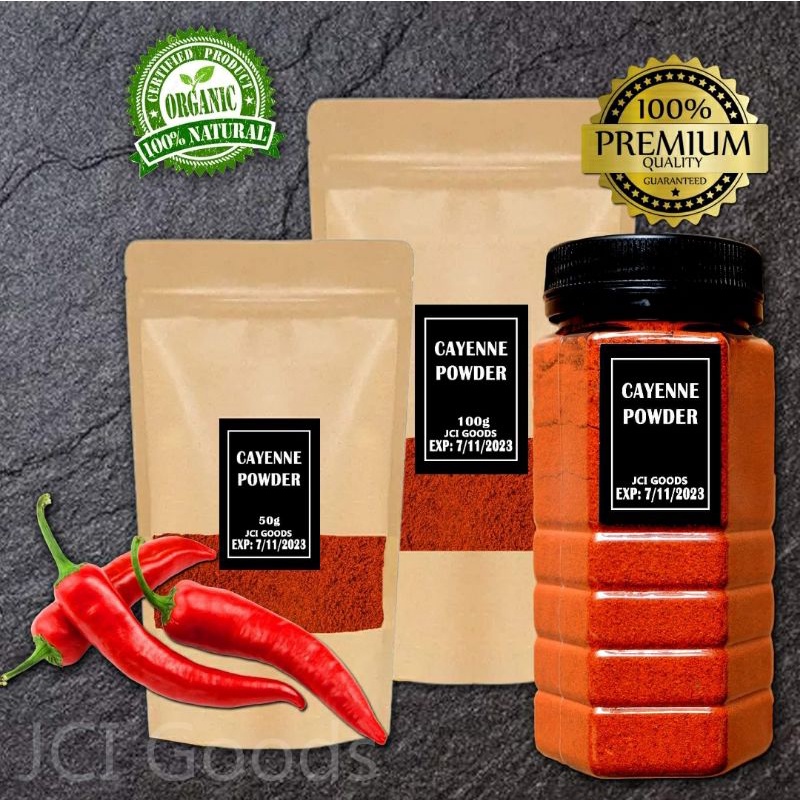 CAYENNE POWDER Herbs and Spices 200ml/100g/50g Shopee Philippines