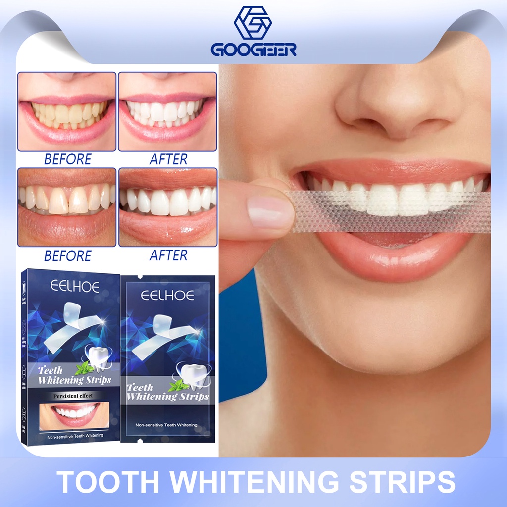 EELHOE Teeth Whitening Strips Tooth Cleaning Oral Hygiene Professional