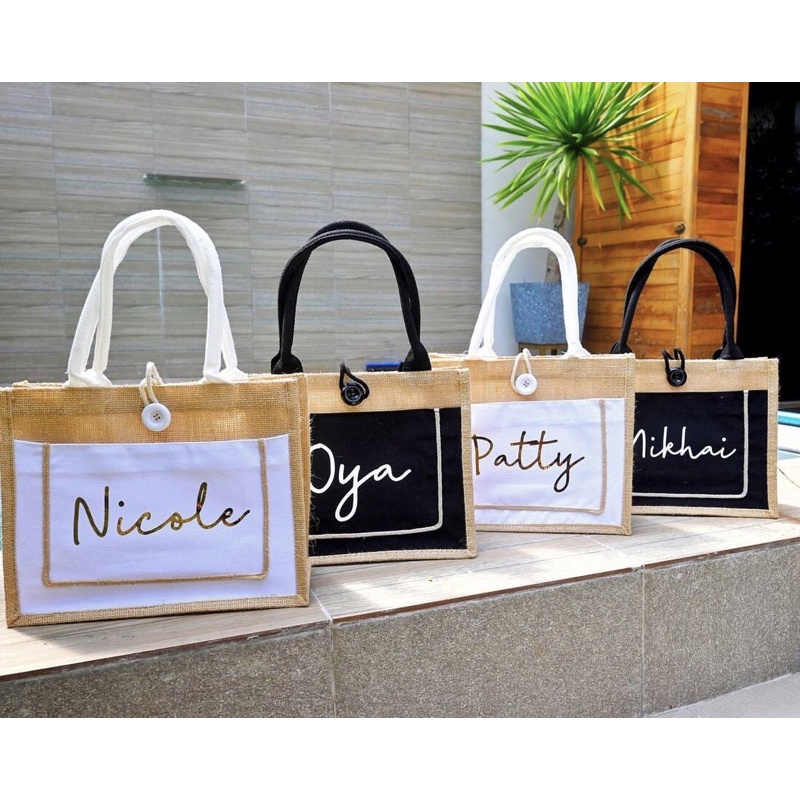 Abaca Tote Bag (Personalized) Shopee Philippines