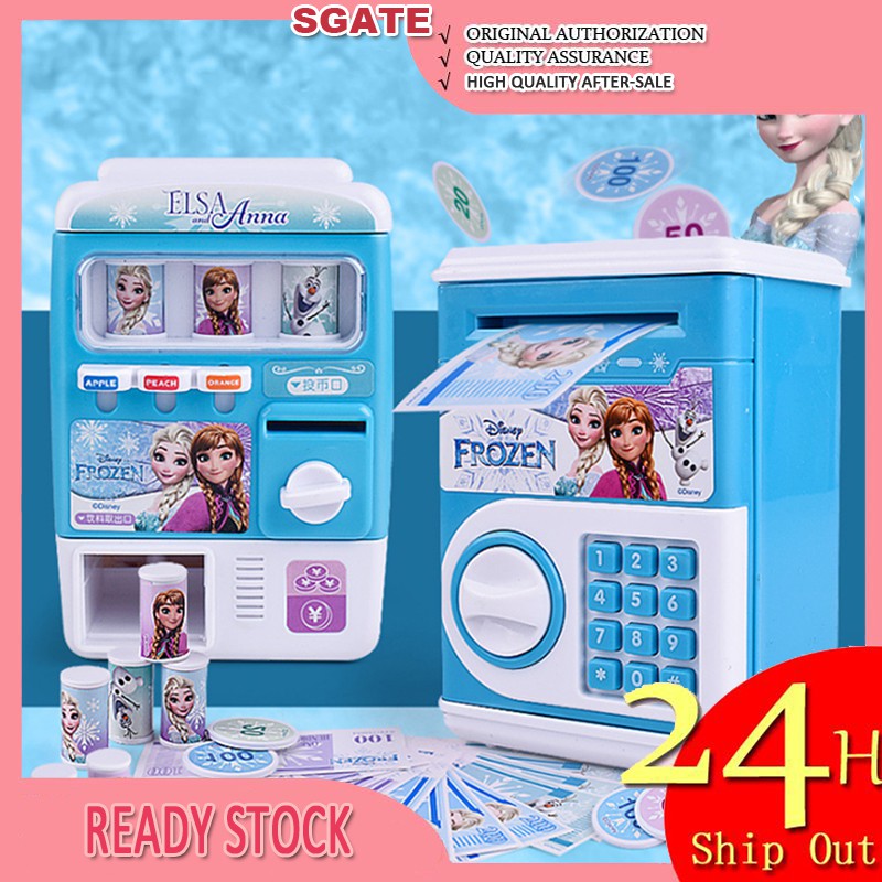 Frozen 2 Can Speaks Kids ATM Password Insurance Automatic RollMoney