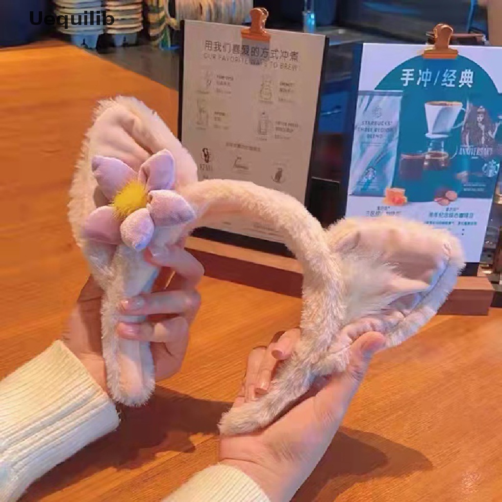 Uequilib Kawaii Linabell Fox Stellalou Duffy Plush Hair Tie Small Bow