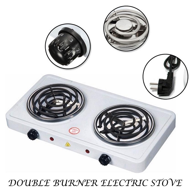 Double hotplate [Portable Electric Stove Double Burner Hot Plate