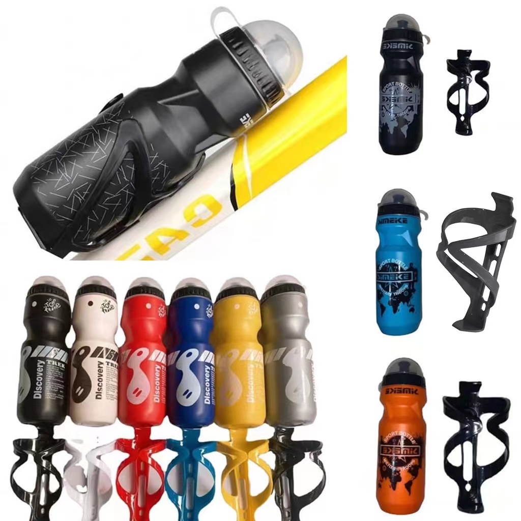 hiking bike bicycle cycling drink jug water bottle w/ dust cover aiment