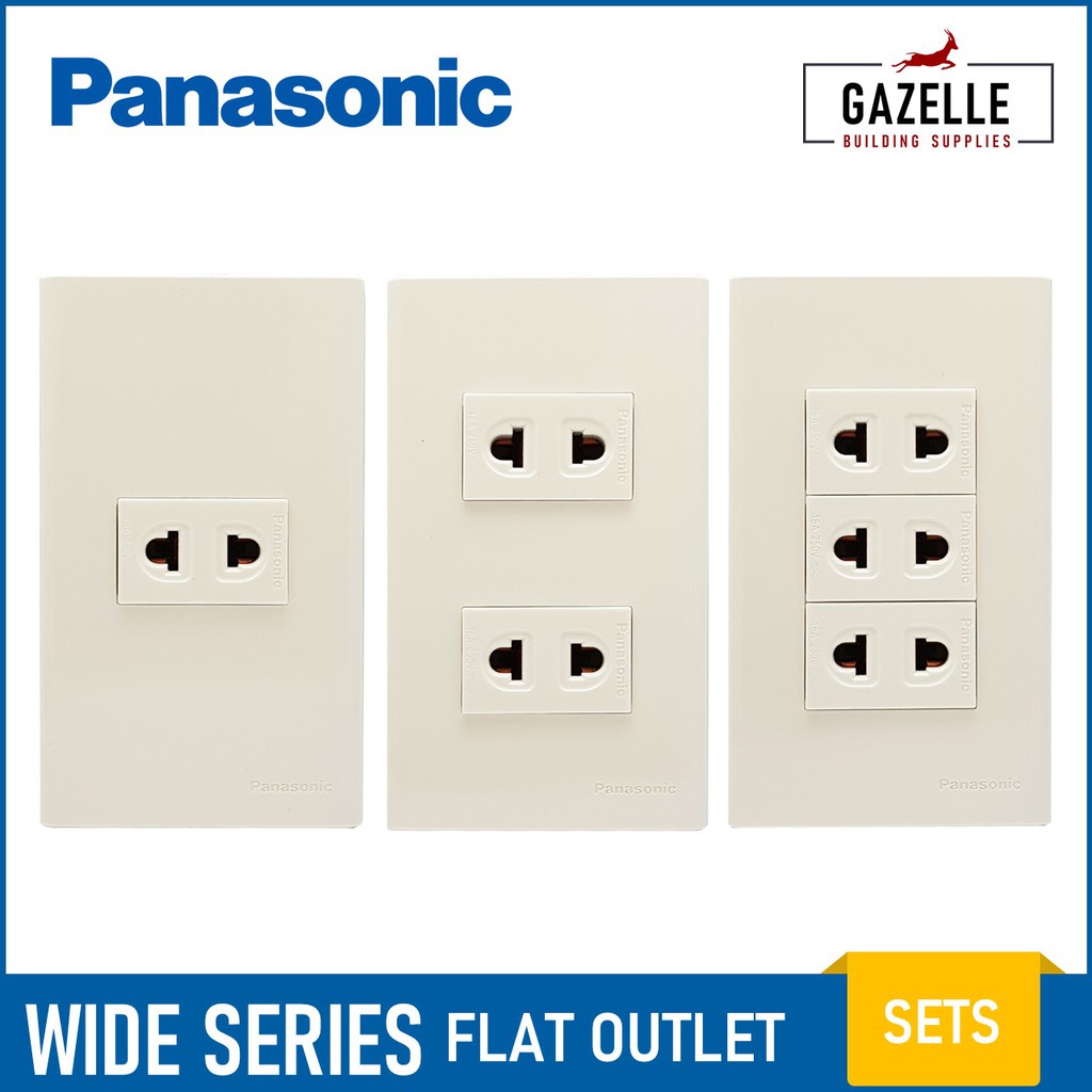 Panasonic Wide Series Universal Outlets | Shopee Philippines