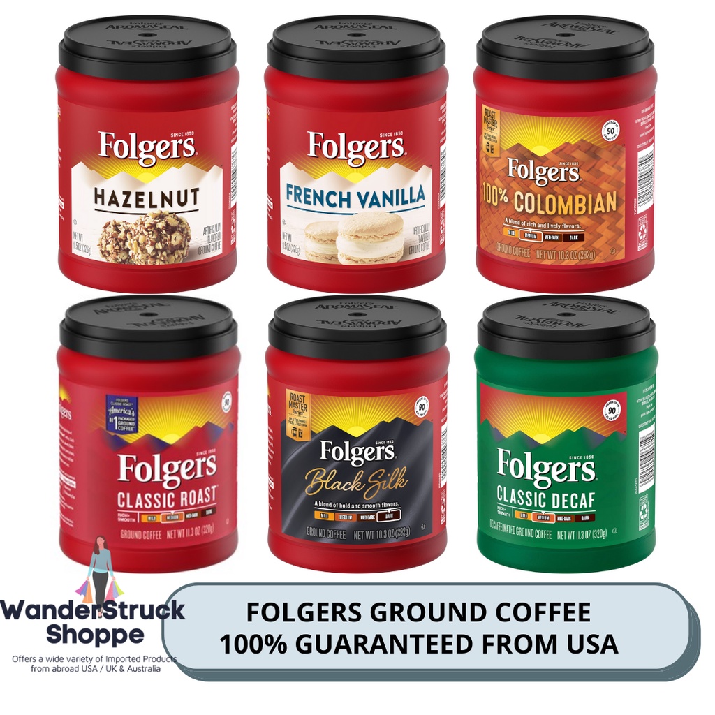 FOLGERS Ground Coffee 272g 326g Coffeemaker Coffee Brewing/Drip/Press