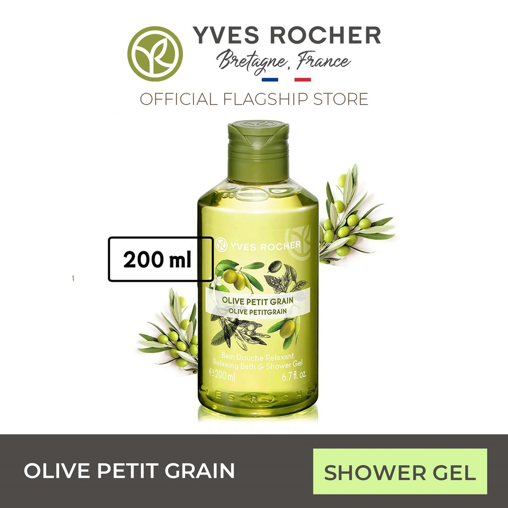 YVES ROCHER Olive Petitgrain Relaxing Shower Gel 200ml Shopee Philippines