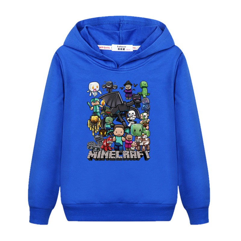 Minecraft Print Boys 3D game pullover Kid Fashion Hoodies Boy Jackets