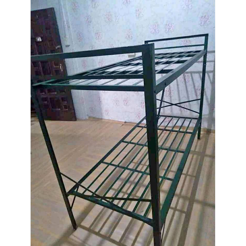 double deck bed military type angular bar Shopee Philippines