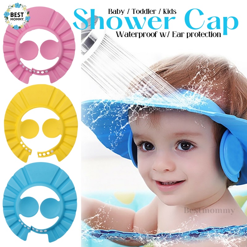 Pin On Xz Kids Shower Cap Shampoo Shield Comptiable With Kids