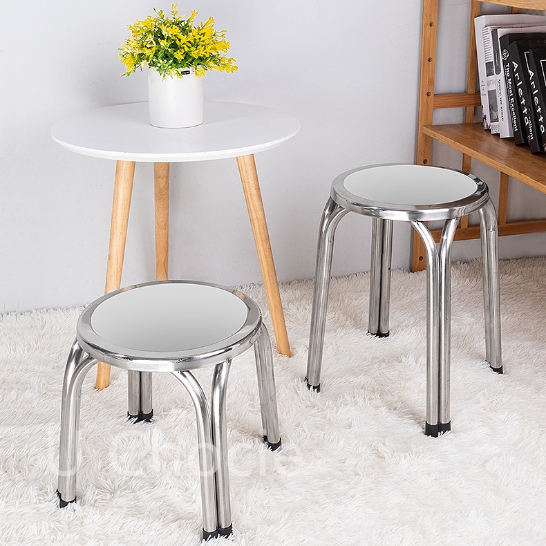 Metal chair metal stool Metal round chair Stainless steel stool dining