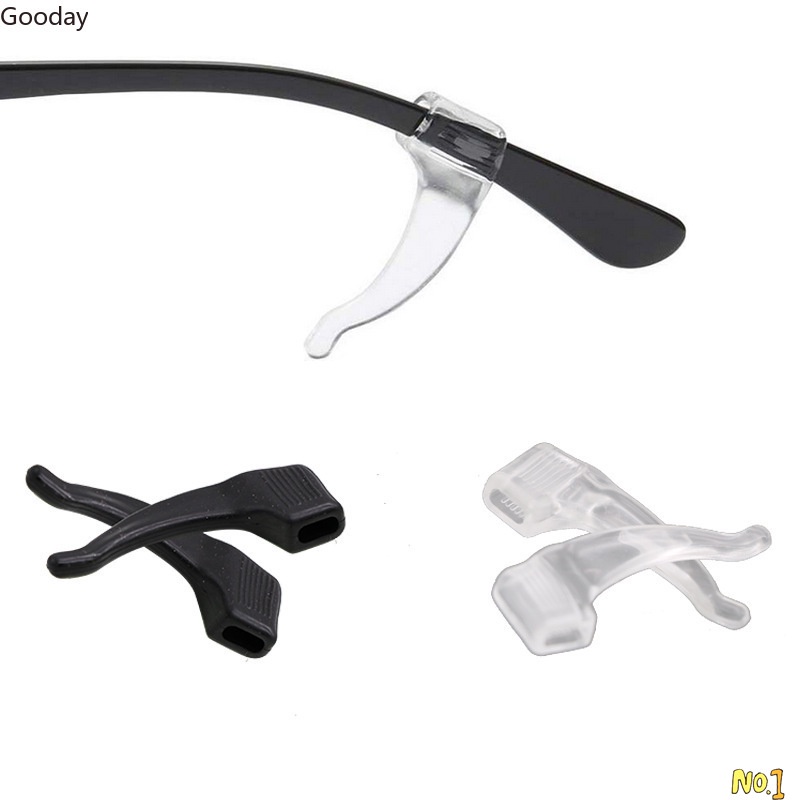 1 Pair Eyeglasses Retainers Glasses Temple Holders Silicone Antislip