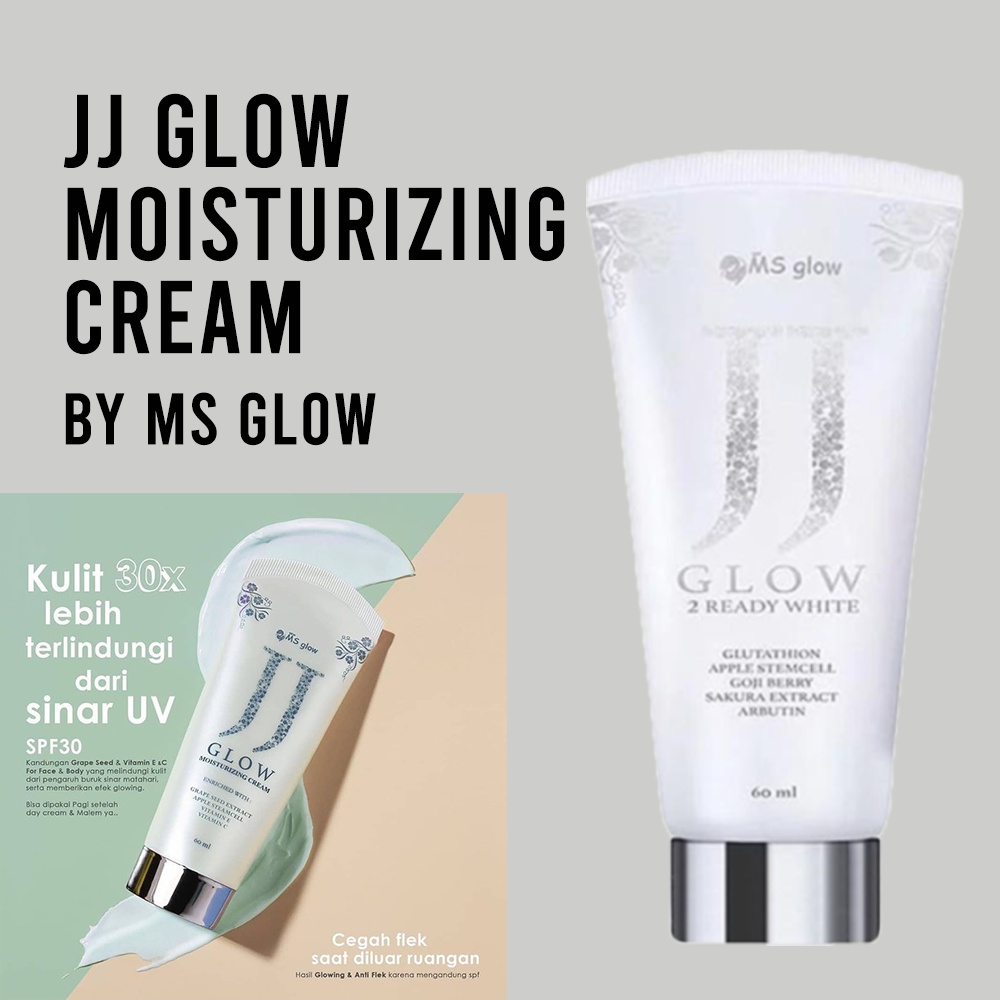 Jj Glow Face And Body Moisturizer Cream SPF 30 Ms Glow Original SPF 30