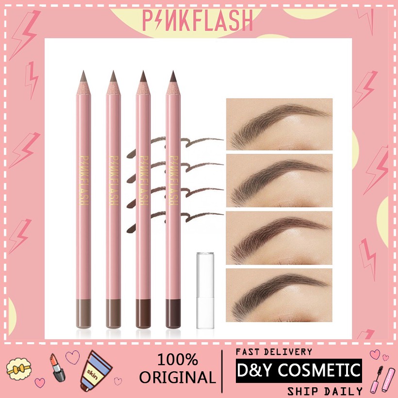 PINKFLASH Waterproof Long Lasting Durable Soft EyeBrow Pencil Eye