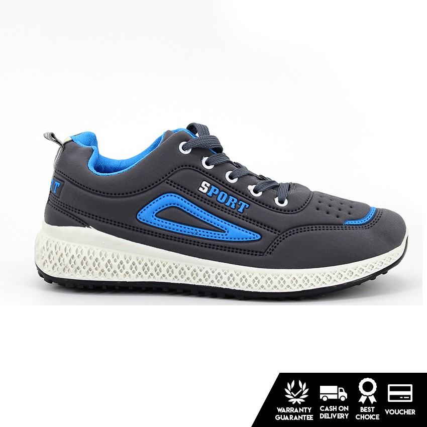 Korean Sport Shoes Fashion Mesh Rubber Shoes Sneakers for Men (A1