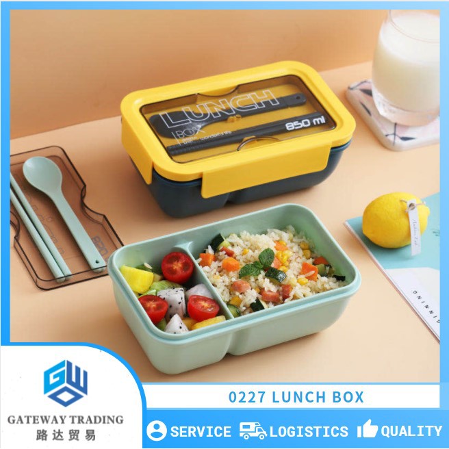 0227 LargeCapacity Simple Lunch Box Office Worker Student Microwavable
