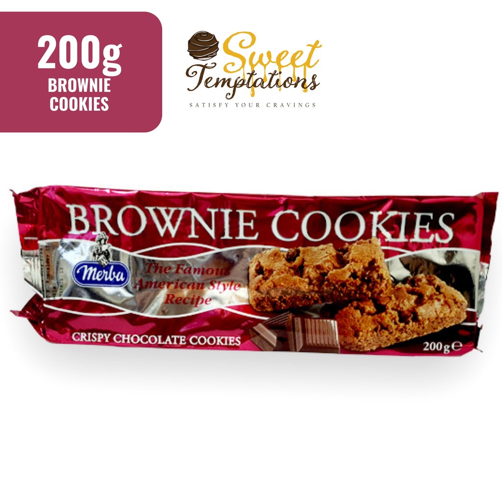 Merba Brownie Cookies 200g Shopee Philippines