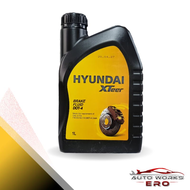 Hyundai Xteer Brake Fluid DOT4 (1 liter) Shopee Philippines