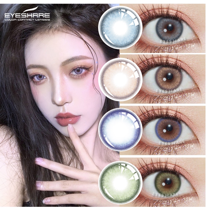 EYESHARE 1 Pair (2pcs) TWINKLE New Series Colored Contact Lenses for