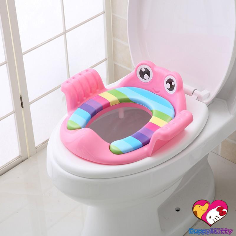 Puppyandkitty 38 x 28 x 8cm Cartoon Frog Potty Training Seat For Kids