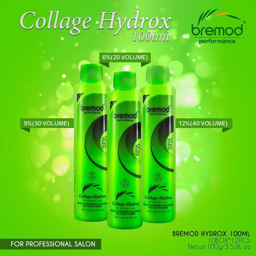 Bremod Hair color Oxidizing Cream 100 ml (6, 9 ,12) Shopee Philippines