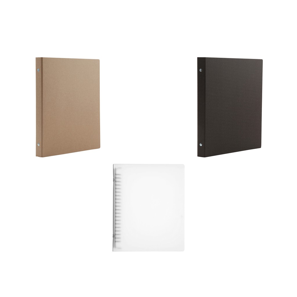 Muji Binder Black Brown Transparent Shopee Philippines