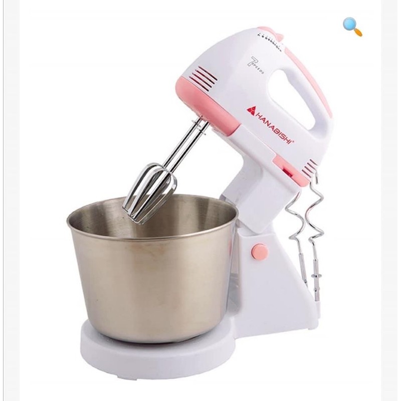 Hanabishi HAND MIXER with Stand HHMB 120SS (Factory Price) Shopee Philippines