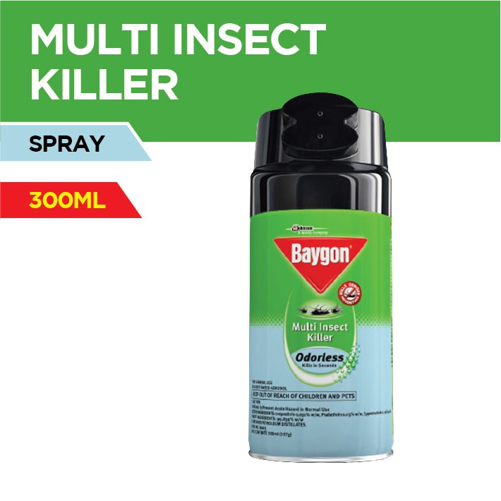 Baygon MultiInsect Killer Odorless 300 ml Shopee Philippines