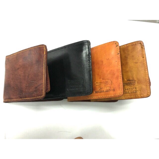 Philippines Lacoste wallet Men Leather wallet Shopee Philippines