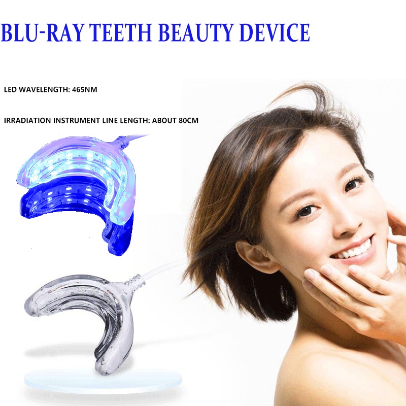 【GLAMN】 Smart LED Teeth Whitening Portable USB Charging Led Blue Light