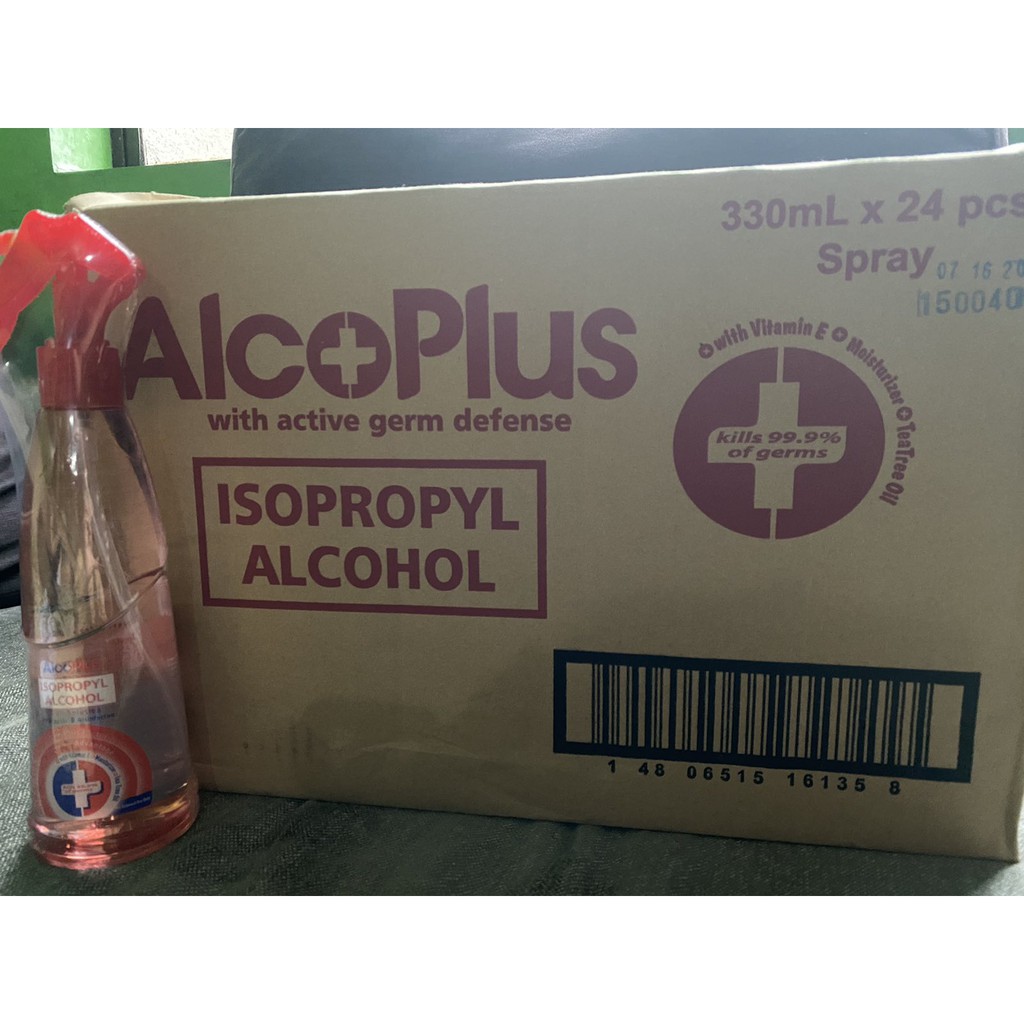 Alcoplus Alcohol 70 Isopropyl 330ml Spray (Wholesale) Shopee Philippines