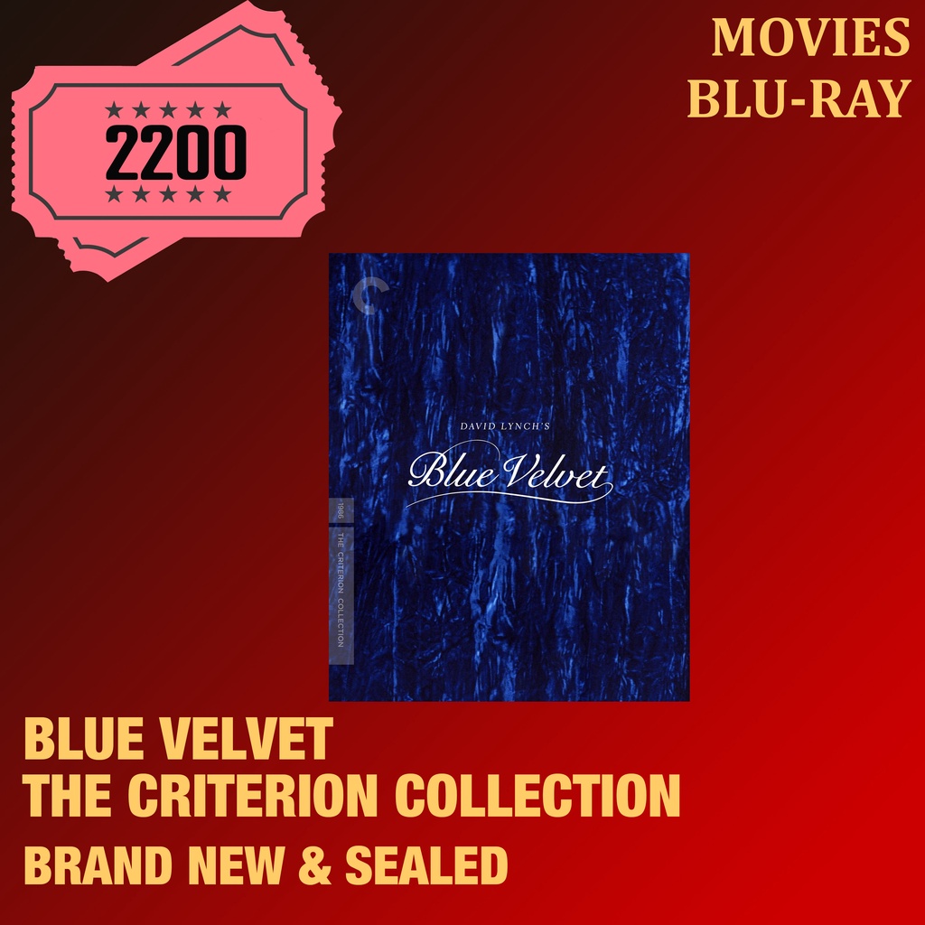 Blue Velvet The Criterion Collection (Bluray) David Lynch (Mulholland Drive, Eraserhead