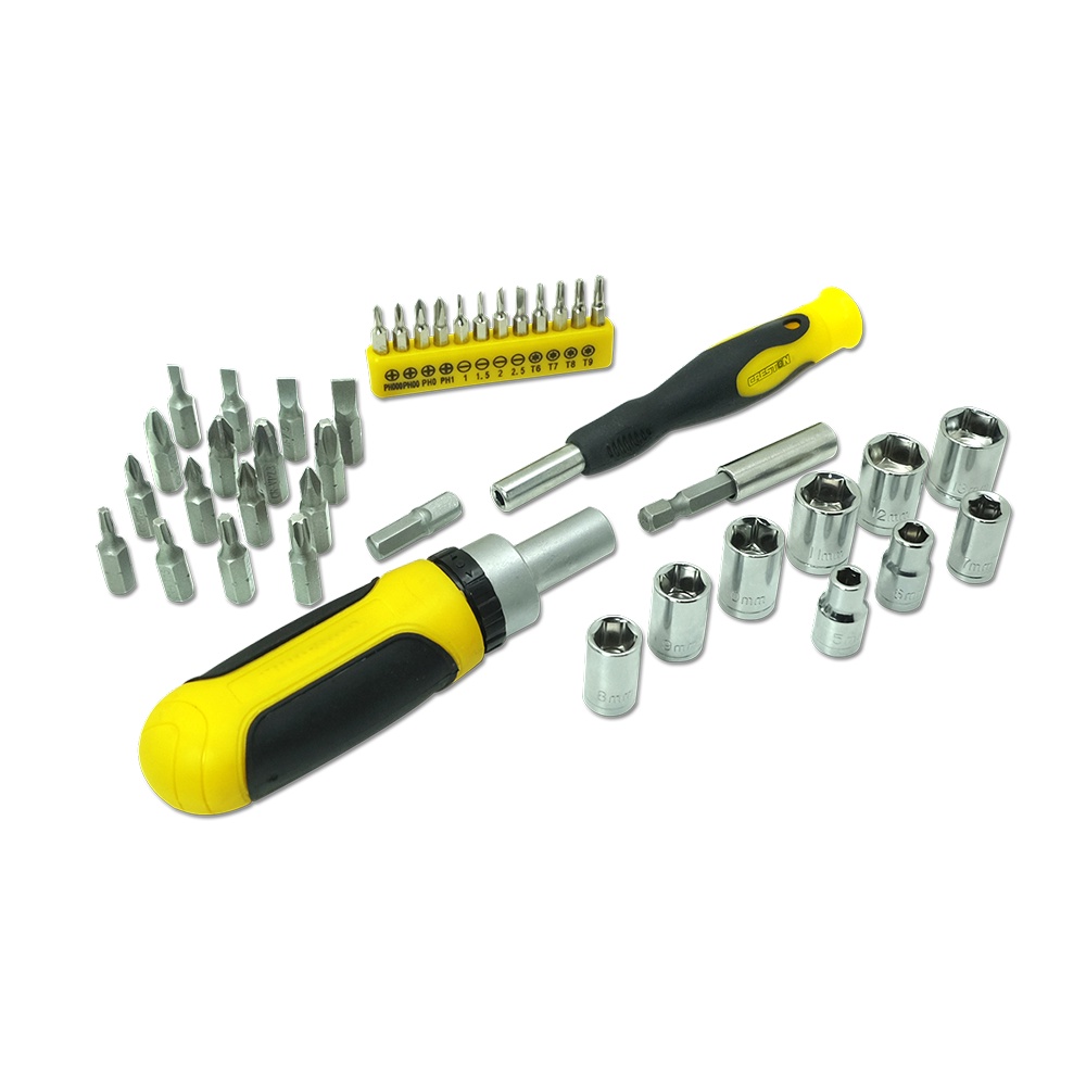CRESTON Bits And Socket Set 41 Pcs Shopee Philippines