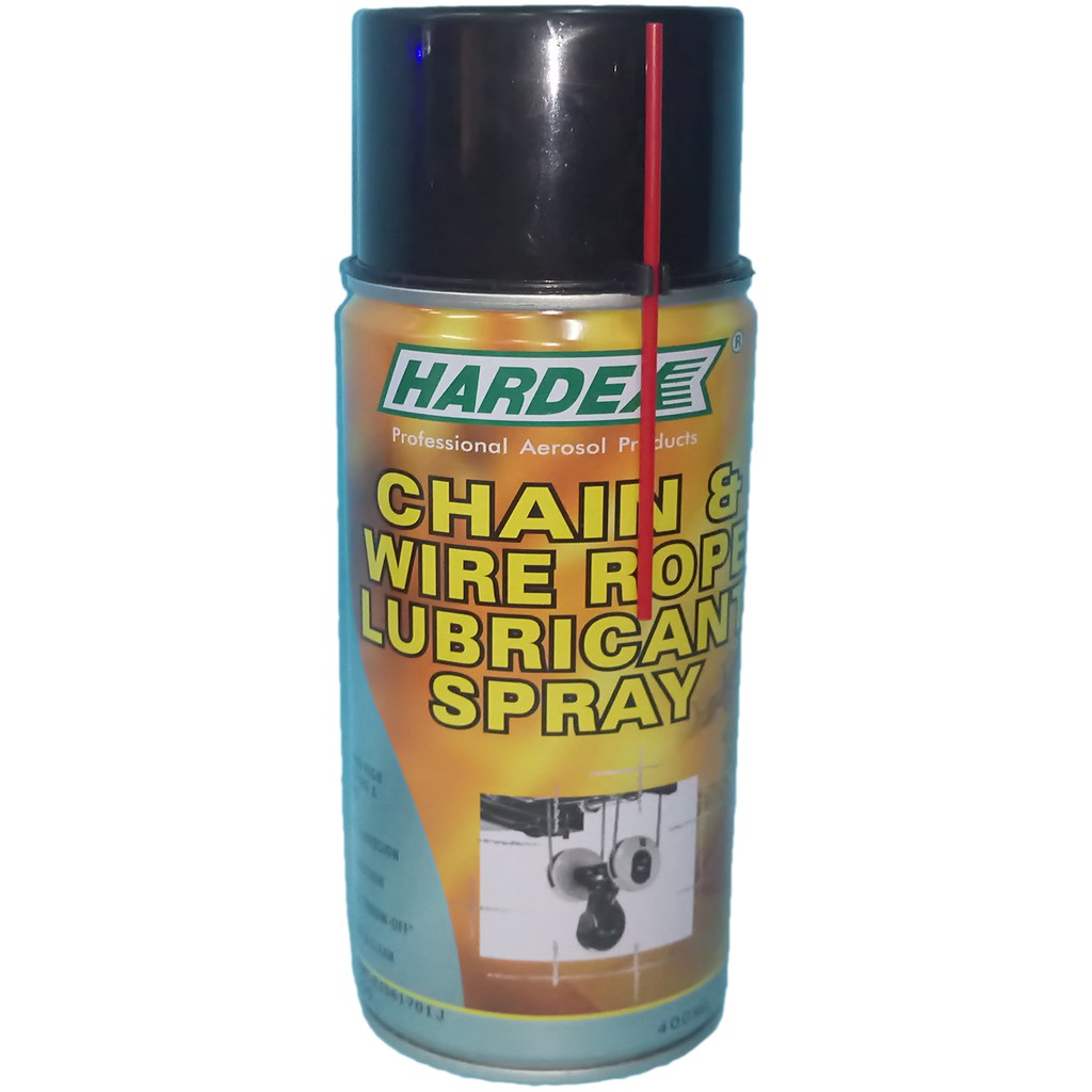 Hardex chain and wire rope lubricant spray 400ml Shopee Philippines