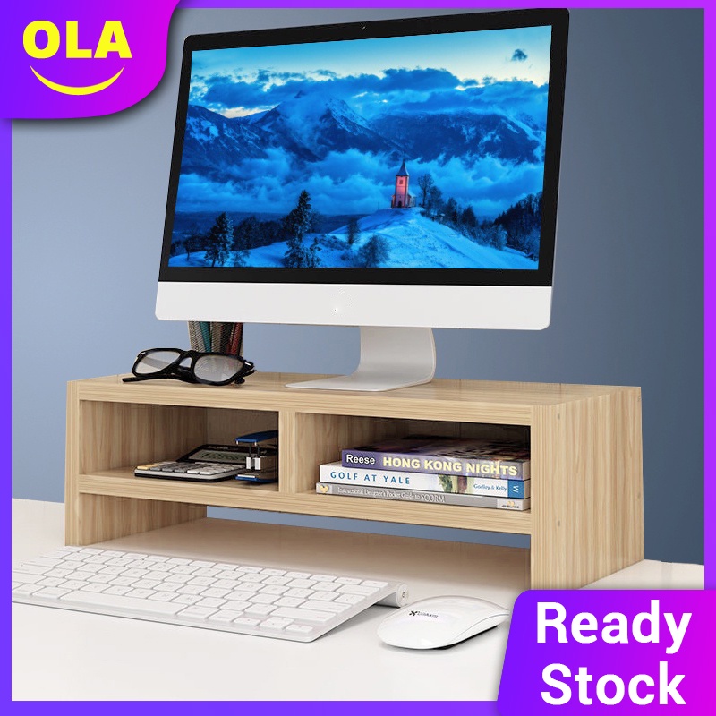 Desktop Rack Monitor Screen Rack Laptop Desk Computer Increased Rack