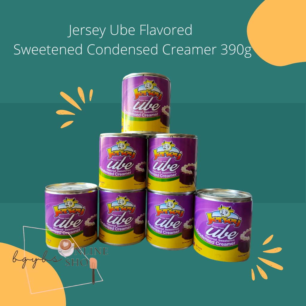Jersey Ube Flavored Sweetened Condensed Creamer 390g / Ube Condensed