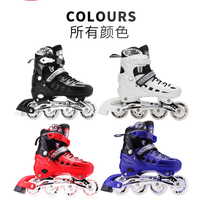 (Ready Stock) Full flashing Roller skates Sliding Inline Sneakers 4