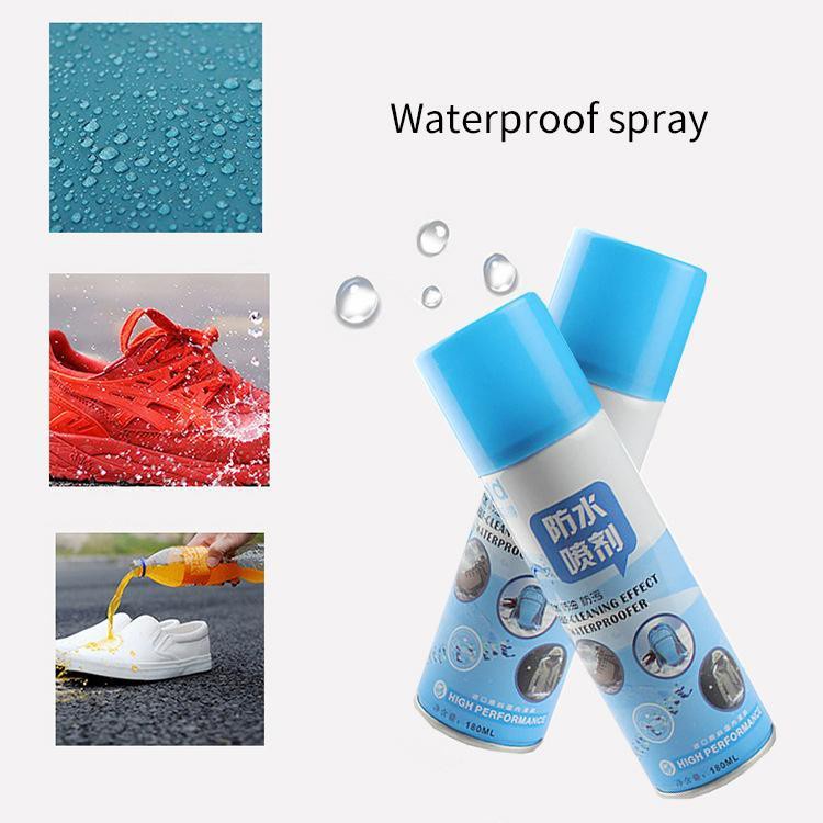 NG MALL Waterproof Spray Shoes Oil Shoe Polish 180ml Water Repellent Nano Spray Waterproof