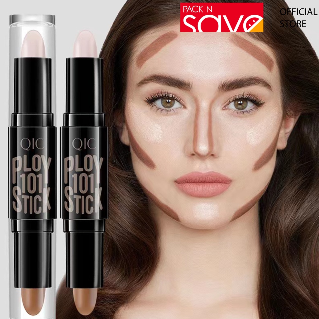 2 In 1 cosmetic Concealer Face Contour Stick Highlighter Makeup Naturally matte Face Highlighter