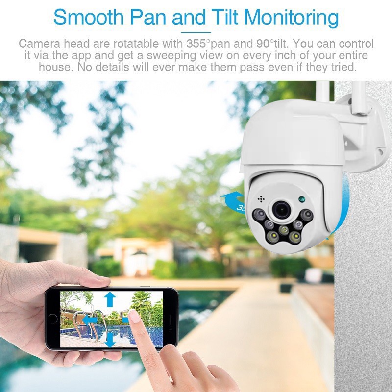 Odscn V380 Pro CCTV camera outdoor cctv With LED light cctv camera Outdoor 1080p HD Night vision
