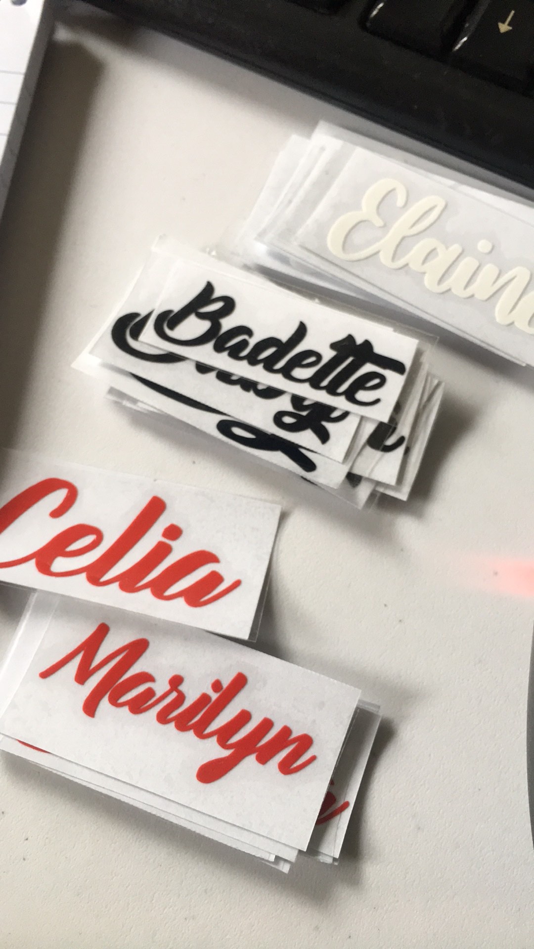 Cheap DIE CUT Vinyl Personalized Customized Name Sticker Decal