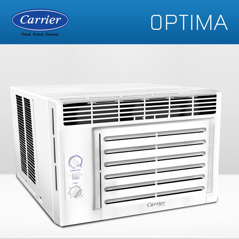 Carrier Optima Window Type Aircon, 0.75 hp, WCARZ008EC1 | Shopee