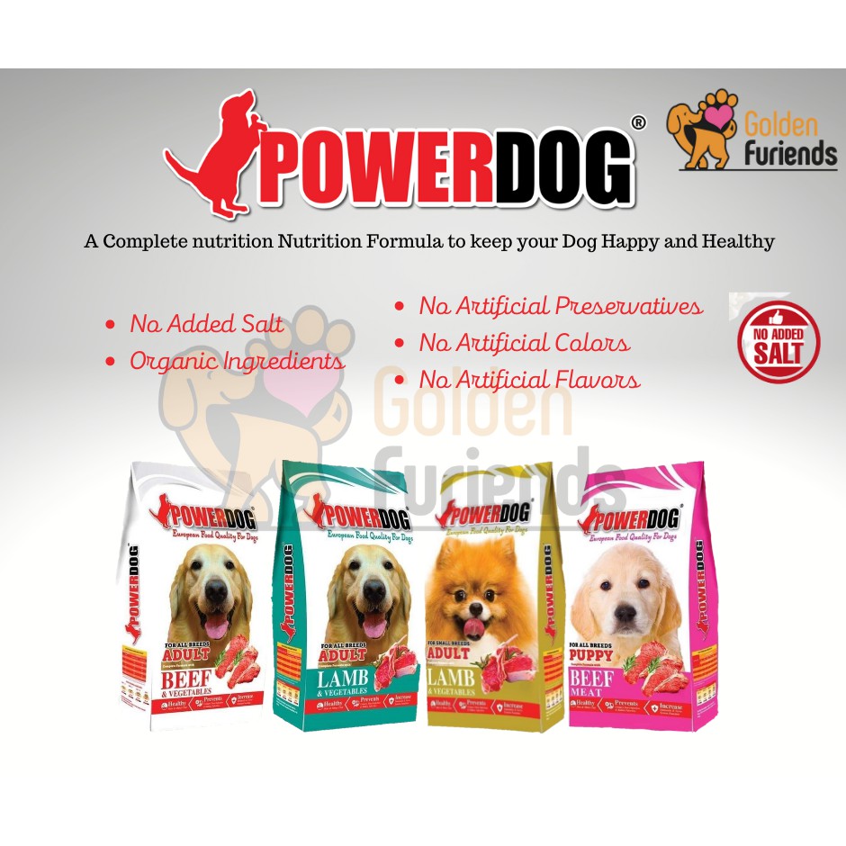 Powerdog Premium Organic Dry Dog Food 16KG Shopee Philippines