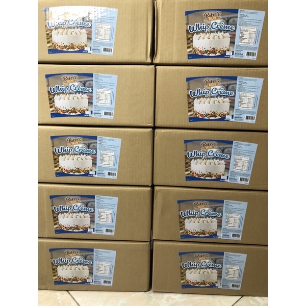 Bakers Delite Whip Creme Expiration June 11, 2023 (1x6kg) 1box like