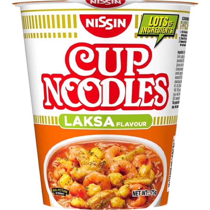 Nissin Cup Noodles Laksa 75g. Expiration Sept. 24, 2022 Shopee Philippines
