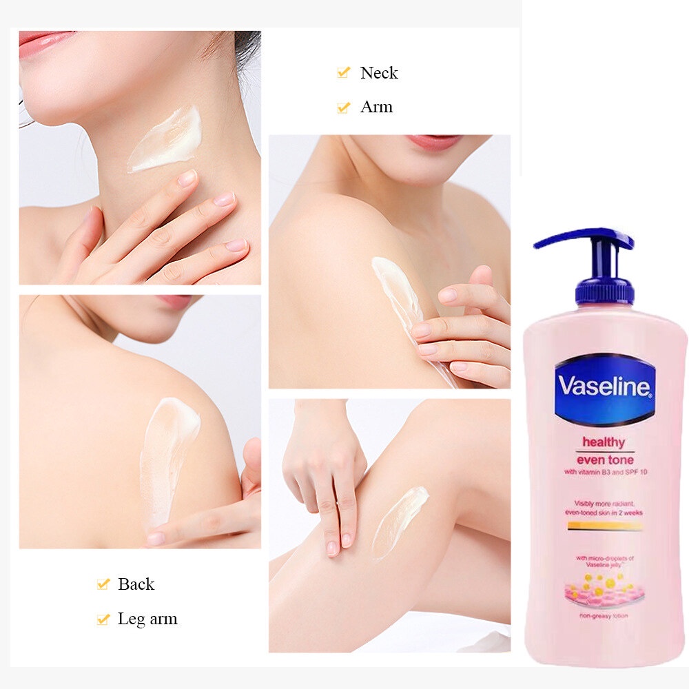 body lotion 400ML Vaseline Nicotinamide Whitening Body Lotion Skin care