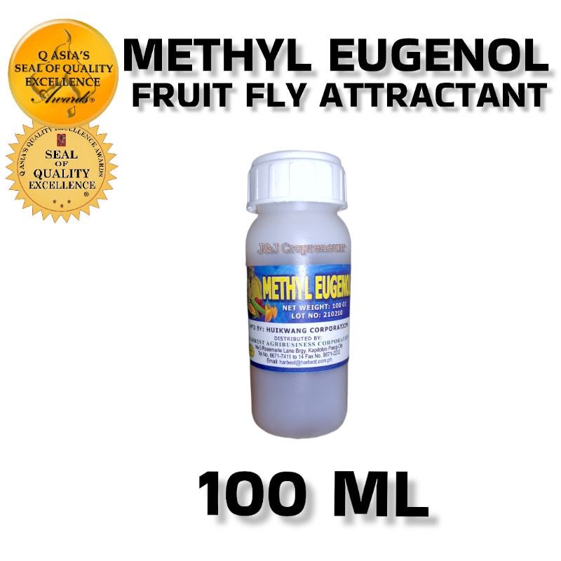 METHYL EUGENOL FRUIT FLY ATTRACTANT BY HARBEST (100 CC BOTTLE) Shopee