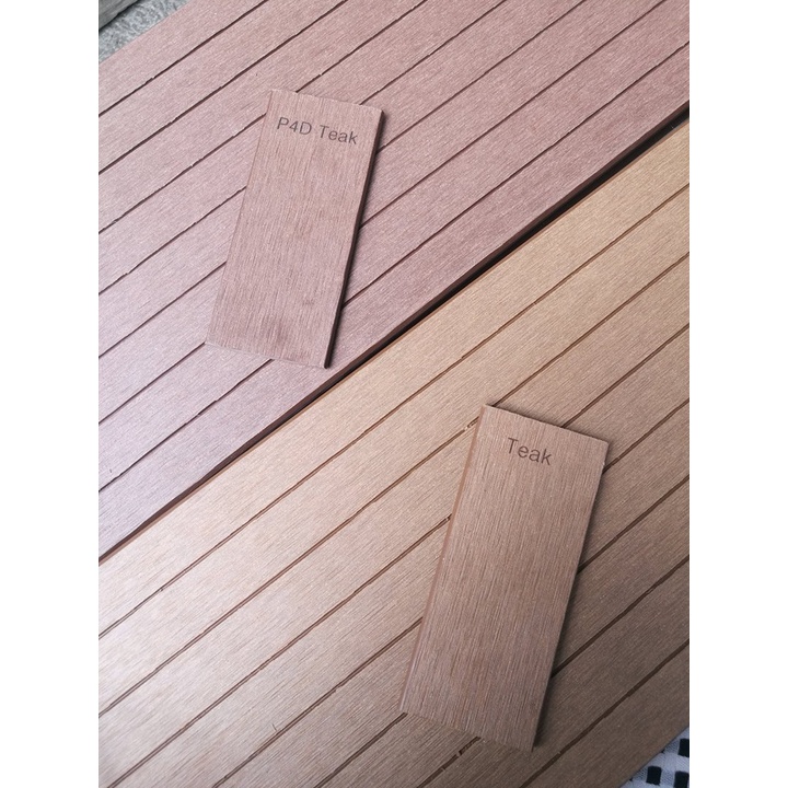 Wood Plastic Composite 7 Groove Hallow Decking Board ( Indoor and