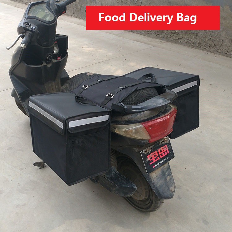 Insulated thermal bag motorcycle delivery bag food storage delivery box
